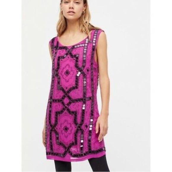 Free People Dresses & Skirts - Free people sequence shift dress open back